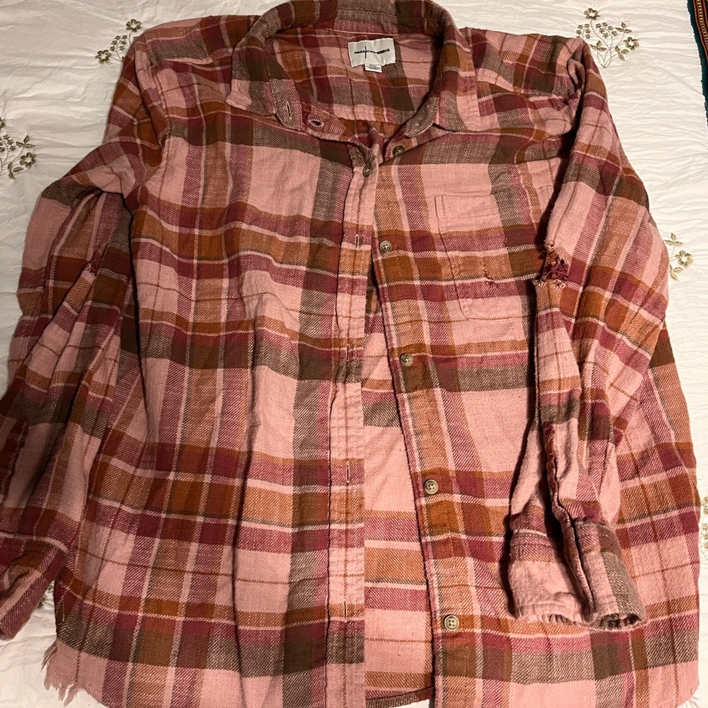 Pink Flannel from American Eagle